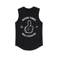 GOOD TIMES BOYS MUSCLE TEE SMALL PRINT